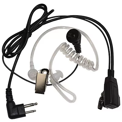 $6.95 • Buy HQRP 2Pin Hands Free W/ Earpiece And Push-to-talk Mic For Motorola Radio Devices