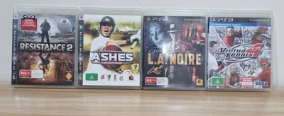 $40 • Buy Sony PS3 Game Bundle, 4 Games L.A. Noire Ashes Virtua Tennis4 Resistance 2
