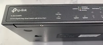 TP-LINK TL-SG1210MPE 10-Port PoE+ Gigabit Ethernet Switch • £80