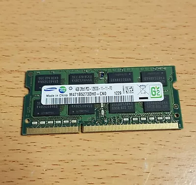 Lenovo ThinkPad Edge E530 Memory Ram 4GB Samsung PC3 -12800S Total 1x 4GB • £14.50