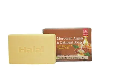Moroccan Argan Soap Vegetable Base Bar Soap 6 Piece Pack- 6.3 Oz Size Each Bar • $24.99