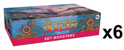 SEALED CASE! 6x Set Booster Box Lost Caverns Of Ixalan LCI MTG • $645.44