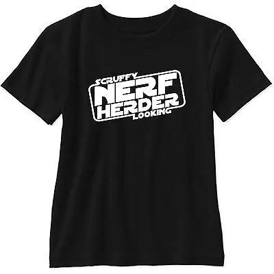 $16.99 • Buy Scruffy Looking Nerf Herder Star Wars Short Sleeve T Shirt Jedi Vader Han Leia
