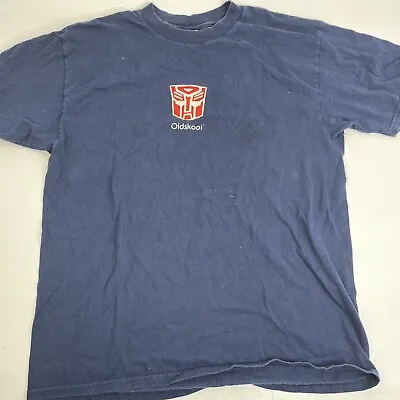Vintage Transformers Optimus Prime Oldskool Movie Promo Shirt Size XL • $19.95