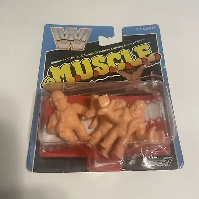 WWF Legends MUSCLE Figure Ultimate Warrior Jake The Snake Junkyard Dog MATTEL • $12.99