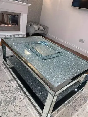 Large Crushed Diamond Coffee Table • £369