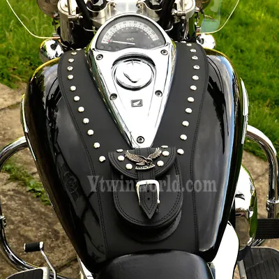 S) HONDA VTX1300 S R CT CUSTOM & RETRO LEATHER TANK Panel Cover Pad Bra Bib • $82.03