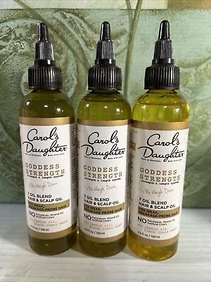 Carol's Daughter Goddess Strength 7 Oil Blend Hair & Scalp Oil 4.2 Fl Oz 3 Pc • $30