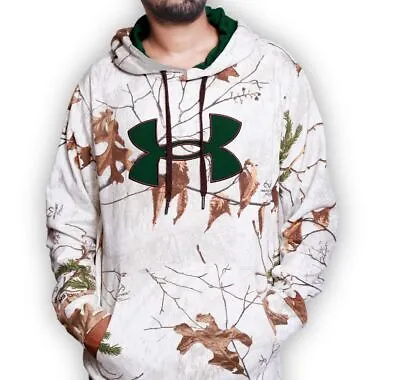 Under Armour Men's Camouflage Fleece Hoodie • £24.99