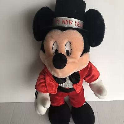 Disney Mickey Mouse Plash Happy New Year 2000 .15” Tall • $11