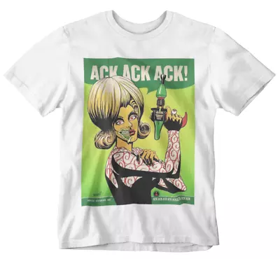£6.99 • Buy Mars Attacks T-Shirt Movie 90s Aliens Head Ack Ack Tee Retro Future Space Pistol
