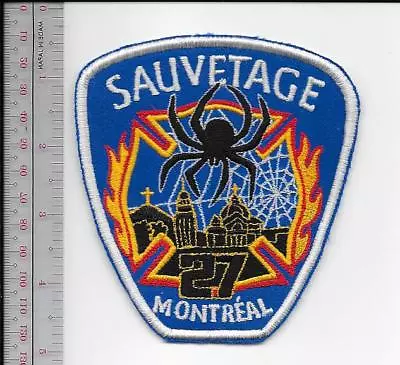 Montreal Fire Department Fire Station 27 Caserne Search Rescue Sauvetage Service • $9.99