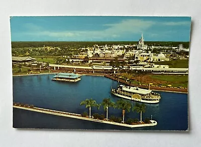 Disney World~Birds Eye View Of Steamboat @ The Magic Kingdom~Vintage Postcard • $0.99