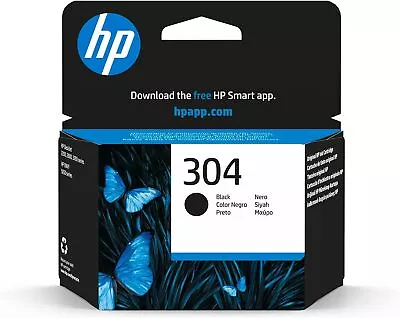 HP N9K06AE 304 Original Ink Cartridge Black (Pack Of 1) HP DeskJet • £14.29