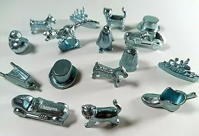 Monopoly Standard Edition Individual Metal Player Movers Tokens Various Years S9 • £1.50