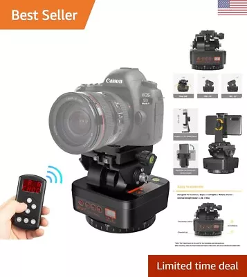 Motorized Pan Tilt Camera Mount - Remote Control - DSLR Cameras & Smartphones • $179.99