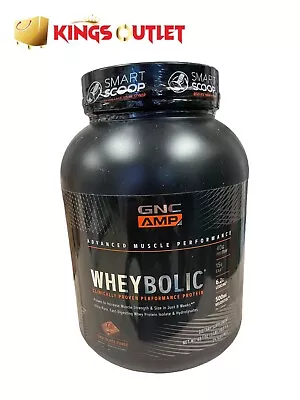 GNC AMP Wheybolic Pure Whey Protein Powder Isolate BCAA Chocolate Fudge 3lb • $50.88