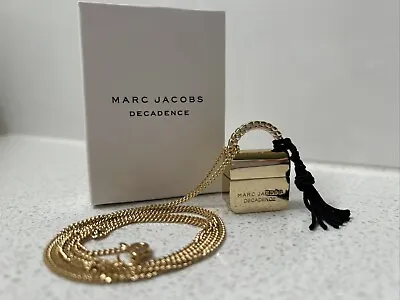 New Marc Jacobs Decadence Handbag Tassel Gold Tone Necklace GWP • $32