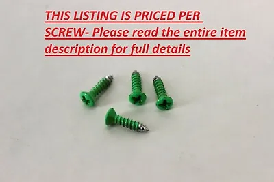 Neon Green Pickguard Screw Fits Ibanez Jackson And Fender Guitars • $1.47