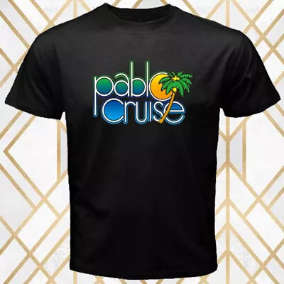 Pablo Cruise Movie Logo Men's Black T-Shirt Size S - 3XL • $15.99