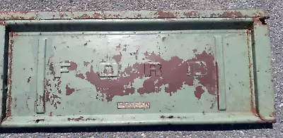 Vintage 1950s FORD PICKUP TRUCK Tailgate Emboss Letters Myrick Motors Ellsworth • $169