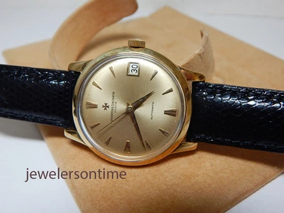 $10895 • Buy Vintage Men's 18K YG Vacheron Constantin 6378 