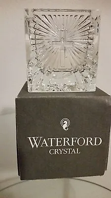 ~nib Waterford Crystal Christianity Votive W/ Candle~ • $99.99