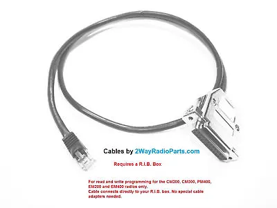 Motorola Programming Cable CM200 CM300 PM400 USA • $28.95