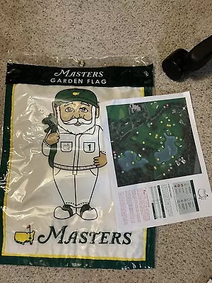 Masters Golf Garden Flag Gnome Caddie 2024 Pga Augusta National NEW & Map Sheet • $49.99