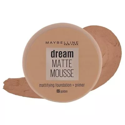 Maybelline Dream Matte Mat Mousse Foundation Golden • $14.16