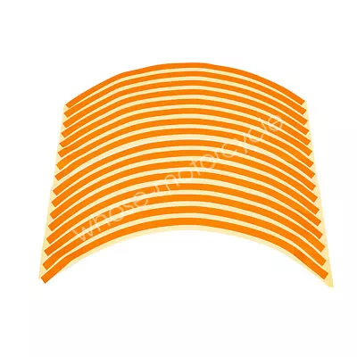 10-12  17-19  Motorcycle Wheel Rim Reflective Strips Stripe Tape Decal Sticker • $6.88