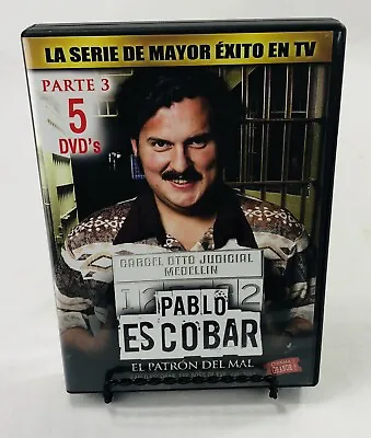 Pablo Escobar El Patron Del Mal Part 3 DVD Set MISSING LAST DISC Mint Discs Reg1 • $4.19