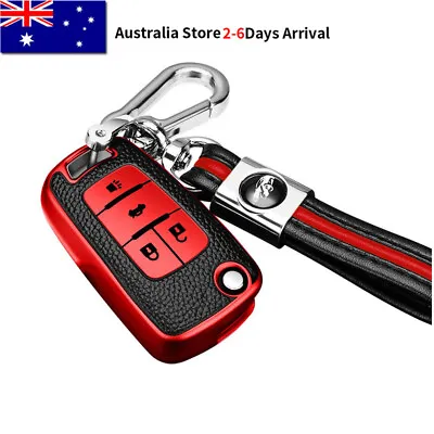 $25.64 • Buy For Chevrolet 4 Button Remote Key Cover Case Protector For Holden For Buick Red