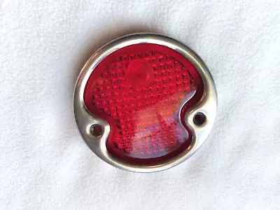 Ford Model A 302 Red Glass Taillight Lens With Bezel 1932 1928-41 Truck • $18