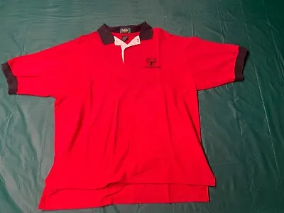 Vintage NEW Dodge Viper RT-10 Polo Shirt Mens XXL Red W/ Black Embroidered Logo • $60