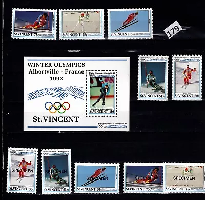 /// St. Vincent 1992 - Mnh - Specimen - Sports - Olympics - Skiing  • $0.01