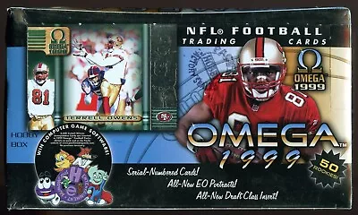 1999 Pacific Omega Football Hobby Box - 36 Packs - Factory Sealed • $99.99