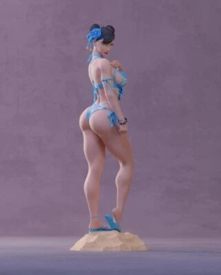 $85 • Buy Chun Li Bikini 1/4 Scale 18inches  Unpainted Resin Statue Model GK Kit 