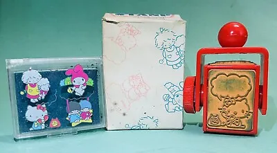 Vintage SANRIO 1976 Rotate Stamp And Little Twin Stars Stamp Set W Box Japan • $54.99
