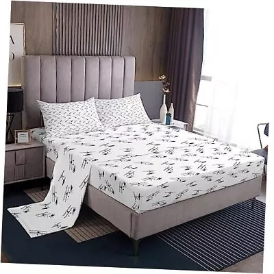  Airplane Bed Sheets Set Size Flight Sheet Set For Kids Boys Queen Multi 31 • $42.91