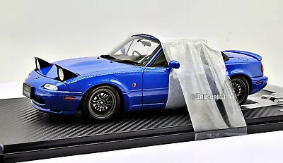 1/18 Ignition Model Mazda Mx-5 Eunos Roadster (NA) Blue. / Autoart Minichamps • $399