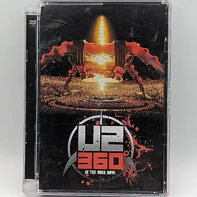 U2: 360° At The Rose Bowl Live DVD 2010 NTSC Booklet Included • $6.25