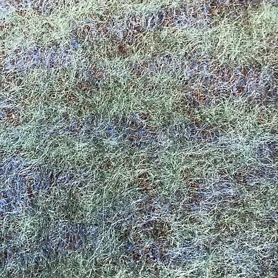 Vintage HEAVY Mohair Wool Fabric Blue Green Thick 50 X126   3.5 Yards  • $349.99