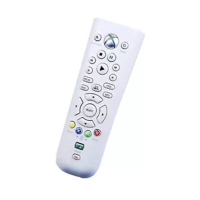 Universal Media Remote Control For Xbox 360 White Very Good 5E • $9.39