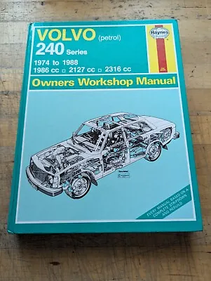 Volvo 240 (Petrol) 1974-1988 Haynes Workshop Manual • $6.16