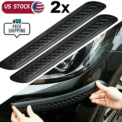 $7.09 • Buy Car Bumper Corner Protector Guard Cover Anti Scratch Rubber Sticker Accessories