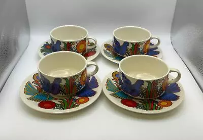Set Of 4 Villeroy & Boch ACAPULCO Cups And Saucers • $76.49
