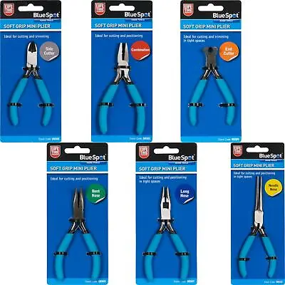 £10.99 • Buy BlueSpot Jewellery Making Mini Pliers Extra Long Bent Nose Side End Cutter Tools