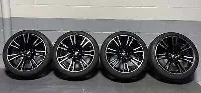 🚘 Oem 2016 - 2019 Bmw F90 M5 Front & Rear Rims Wheels Jet Black R20 *note 🔷 • $3800