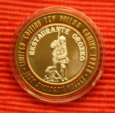 $19.95 • Buy $10 Gaming Token, 2002 John Ascuaga's NUGGET, Sparks, Nevada,